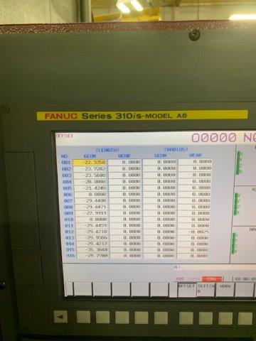 55 X, 43 Y, 39 Z, OKK HM-1000S, 2008, Fanuc 310iS, Chip Conveyor, Full 4th