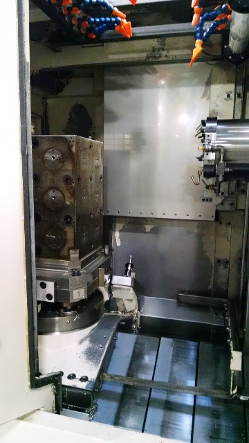 22 X, 24 Y, 22 Z, Okuma MA-40HA, 2002, OSP-E100M, 1 Degree, HPC, Probe, Conveyor
