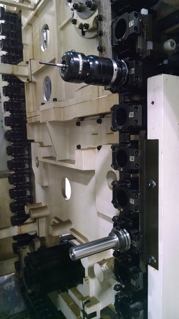 22 X, 24 Y, 22 Z, Okuma MA-40HA, 2002, OSP-E100M, 1 Degree, HPC, Probe, Conveyor