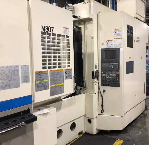 22 X, 24 Y, 22 Z, Okuma MA-40HA, 2002, OSP-E100M, 1 Degree, HPC, Probe, Conveyor