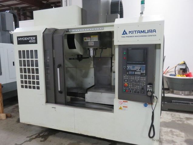 44 X, 22 Y, 22 Z, Kitamura Mycenter 4XD, 2016, Mitsubishi Control, 10K RPM