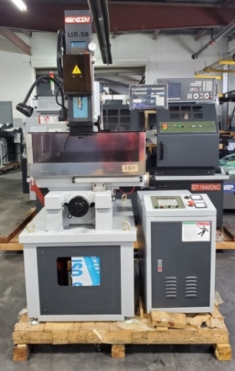 GANESH, LSD-20 EDM DRILL, 2014, as-new, 30 Amps ,17 3/4 x 8 1/4 , 2-axis DRO