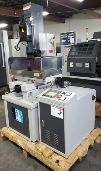 GANESH, LSD-20 EDM DRILL, 2014, as-new, 30 Amps ,17 3/4 x 8 1/4 , 2-axis DRO