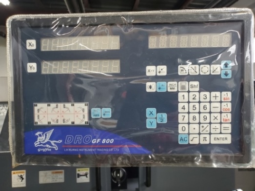 GANESH, LSD-20 EDM DRILL, 2014, as-new, 30 Amps ,17 3/4 x 8 1/4 , 2-axis DRO