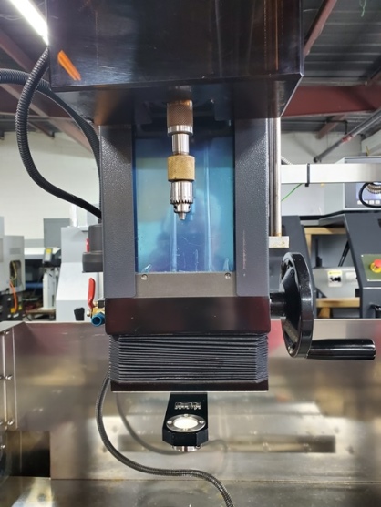 GANESH, LSD-20 EDM DRILL, 2014, as-new, 30 Amps ,17 3/4 x 8 1/4 , 2-axis DRO