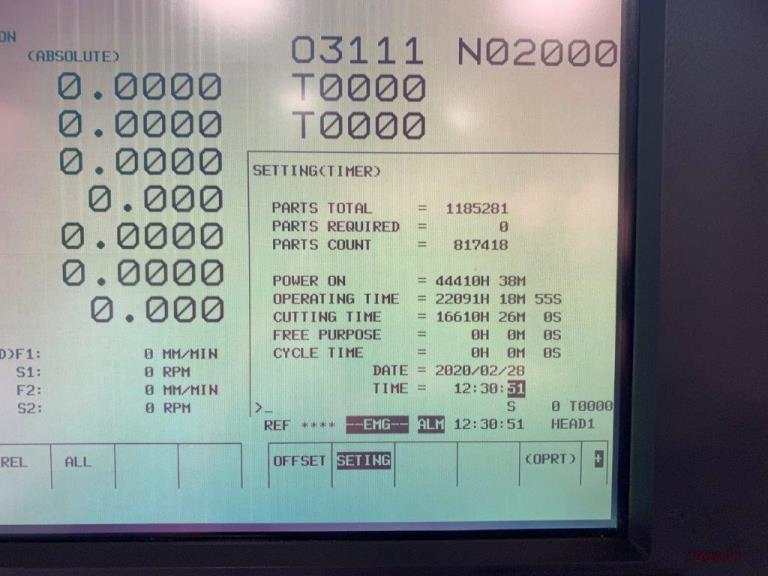 1 1/4 STAR SR32J, Fanuc 18iTB, 2007, 6OD/4ID-BW/4 BW, HPC, FMB Turbo 3-36