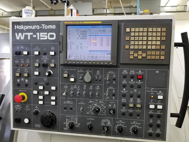 Nakamura Tome WT150MMY, Fanuc 18iTB, 2 , 2003, Live Tool, Sub-Spindle, Y-Axis