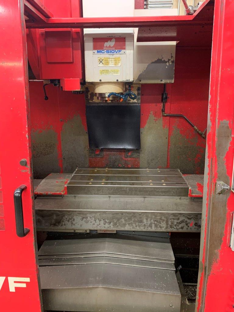 20 X, 14.1 Y, 18.1 Z, Matsuura MC-510VF, Table 14.96 X 29.9 , 8,000 RPM, 30 ATC
