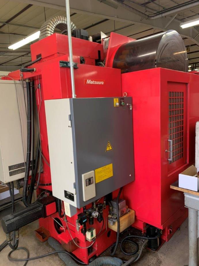 20 X, 14.1 Y, 18.1 Z, Matsuura MC-510VF, Table 14.96 X 29.9 , 8,000 RPM, 30 ATC