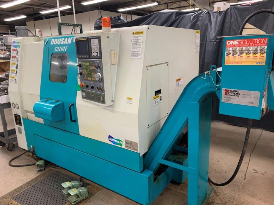 Doosan S310N, Fanuc 0iT, 2-5/8 , Tailstock, Tooling