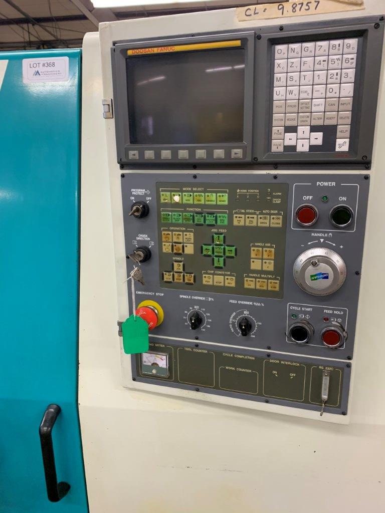 Doosan S310N, Fanuc 0iT, 2-5/8 , Tailstock, Tooling