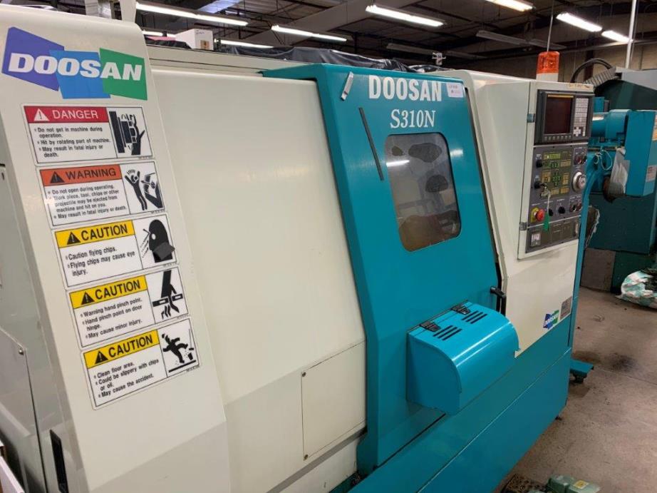 Doosan S310N, Fanuc 0iT, 2-5/8 , Tailstock, Tooling