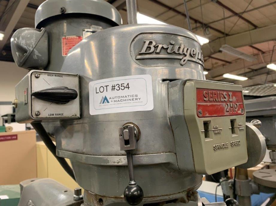 Bridgeport Series 1, Power Feeds, DRO, Variable Speed, Power Drawbar