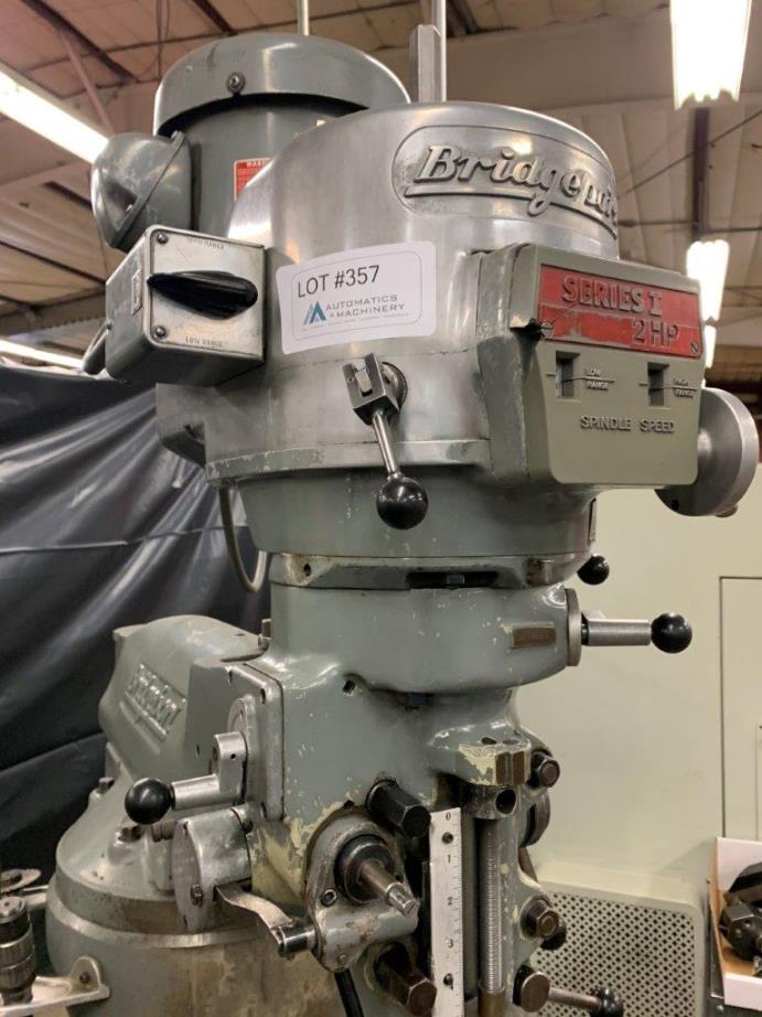 Bridgeport Series 1, Power Feeds, DRO, Variable Speed, Power Drawbar