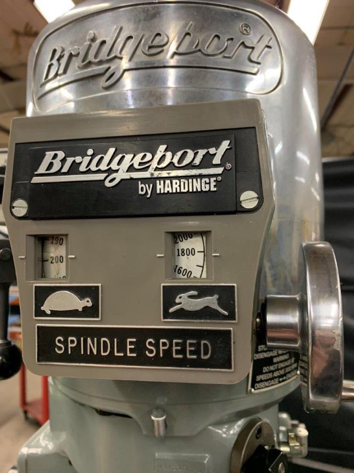 Bridgeport, Power Feeds, DRO, Variable Speed, Power Drawbar