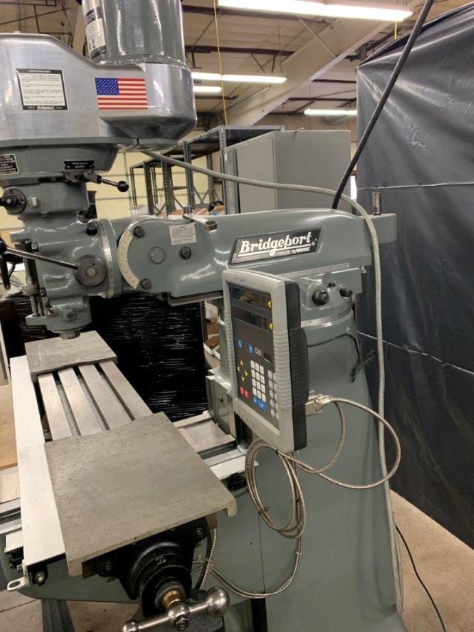 Bridgeport, Power Feeds, DRO, Variable Speed, Power Drawbar