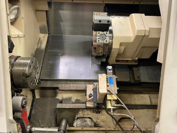 DOOSAN PUMA 280LM, FANUC 21ITB, 12 Chk, 3 , 2006, LIVE TOOL, TAILSTOCK