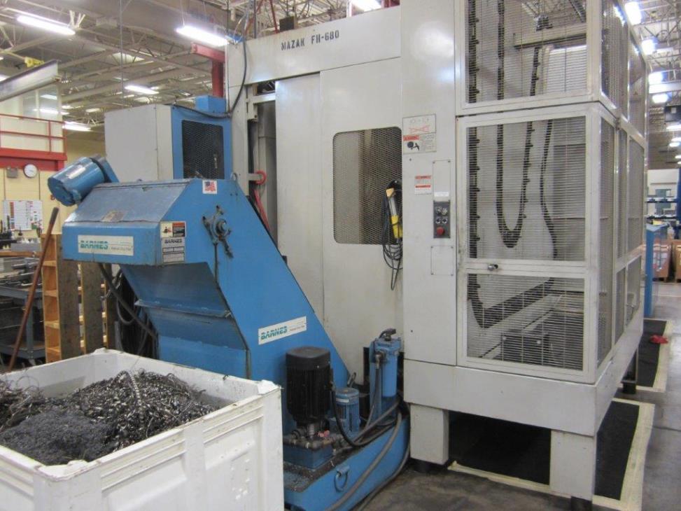 41 X, 31 Y, 31 Z, Mazak FH-680, 1997, 15K RPM, 6 Pallet Changer, 80 ATC