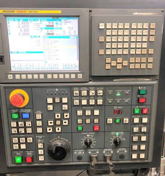 Doosan Puma 3100XLY, 12 Chk, 4 , 2012, Fanuc, Tailstock, Presetter, Y & C Axis