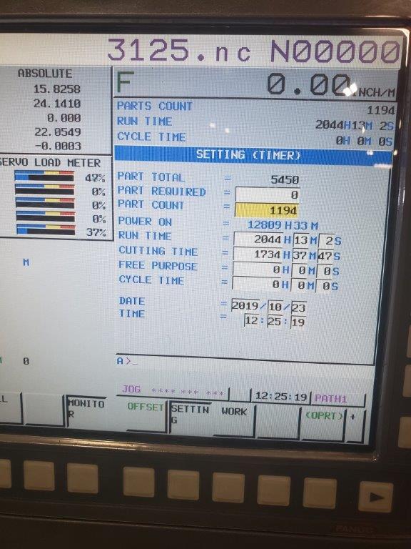 DOOSAN PUMA 2600SY, FANUC 31I-B, 10 Chk, 3 1/4 , 2015, Y-Axis, Live Tool, Sub
