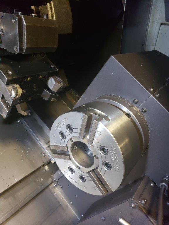 DOOSAN PUMA 2600SY, FANUC 31I-B, 10 Chk, 3 1/4 , 2015, Y-Axis, Live Tool, Sub
