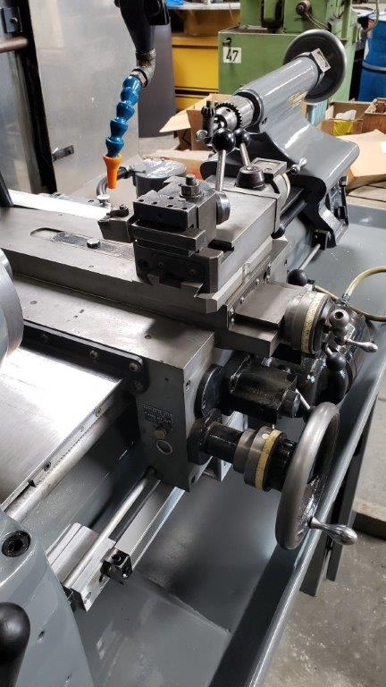 Hardinge HLV-H-EM, 1985, DRO, QC Toolpost, Drill Chuck, Follow Rest