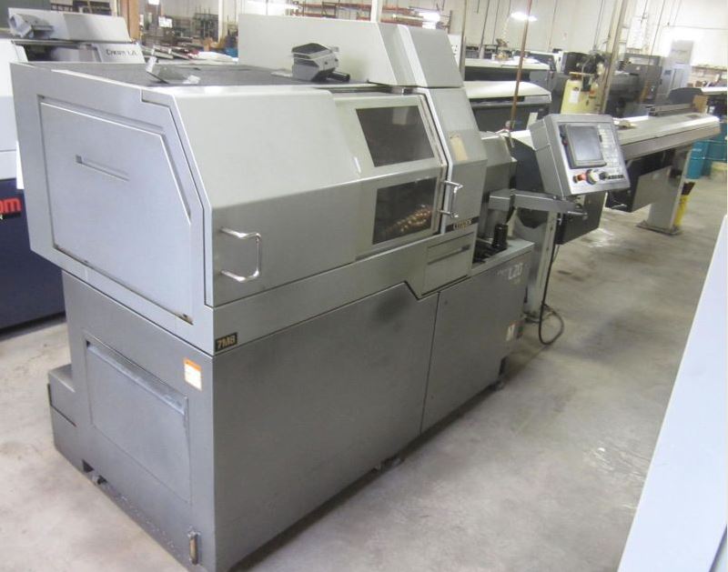 3/4 Citizen L20VIII (7M8), 2007, 10 Live, C-axis, sub spindle, Magazine Loader
