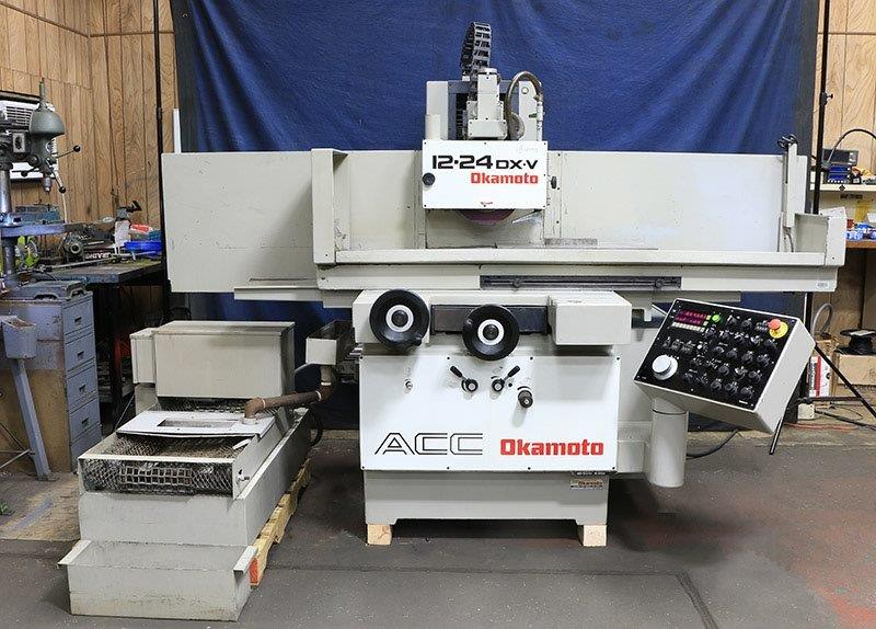 Okomoto ACC-1224DXV, 1998, Programmable Downfeed, Auto Crossfeed, Magnetic Chk