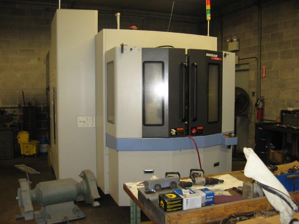 23 X, 22 Y, 22 Z, Doosan HC400, 2013, Auto Pallet Changer, Probe, Mist Collectr