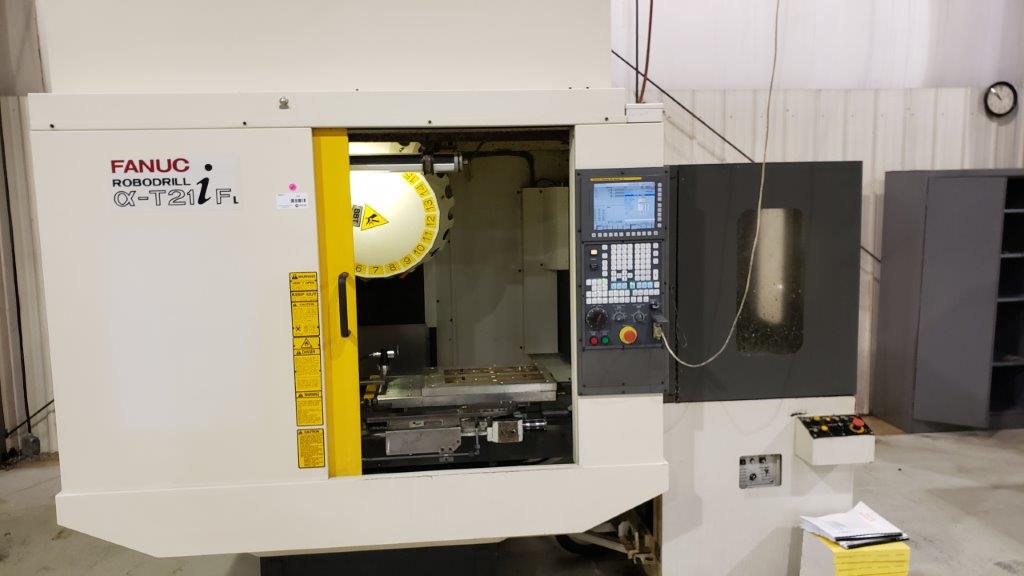 FANUC, No. ROBODRILL T21IFL, FANUC 31, 2008, APC, PROBE