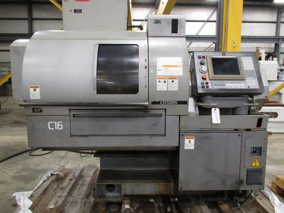 5/8 Citizen C16 Type VII (1M7), 2006, 5-Axis, 4Rot/6OD/6ID-Sub spindle, loader