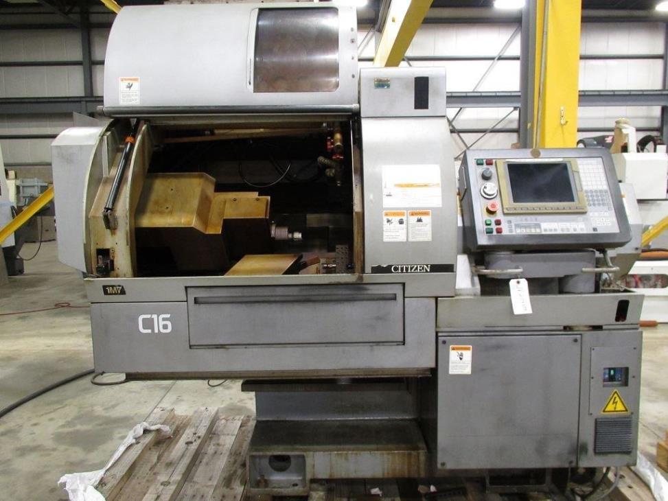 5/8 Citizen C16 Type VII (1M7), 2006, 5-Axis, 4Rot/6OD/6ID-Sub spindle, loader