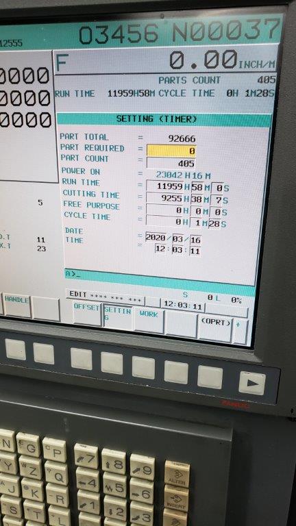 40 X, 21 Y, 20 Z, DOOSAN DNM500, 2010, 12000 RPM, 4th AXIS TABLE