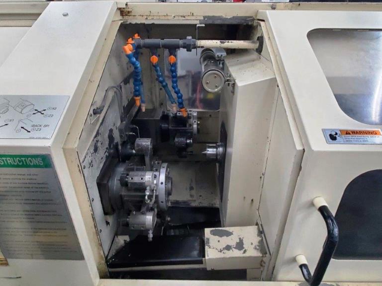 1 TSUGAMI MU26SY, FANUC 18-ITA, 2003, 2x8 Pos. Turret, LNS Mag BF