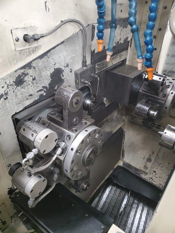1 TSUGAMI MU26SY, FANUC 18-ITA, 2003, 2x8 Pos. Turret, LNS Mag BF