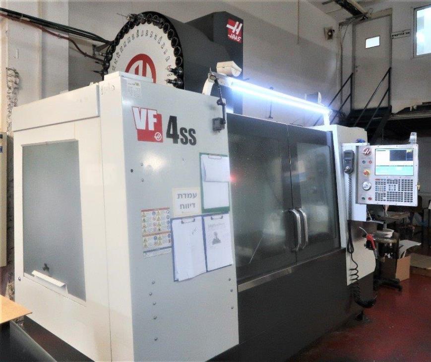 50 X, 20 Y, 25 Z, HAAS VF4SS, 12,000 RPM, 4th Axis Table, Probing, P-Cool