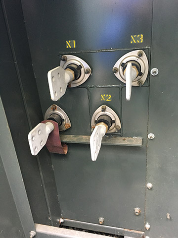 300 KVA, Pri. 2400 D, Sec. 208 Y, OA, WESTINGHOUSE, PADMOUNT, 65*C RISE