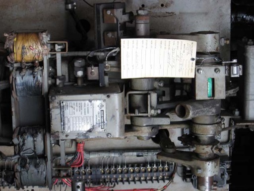 600 Amp, ALLIS CHALMERS, DZ100B, 15 KV, 1963, STATIONARY MOUNT, SO351 MECH;-1