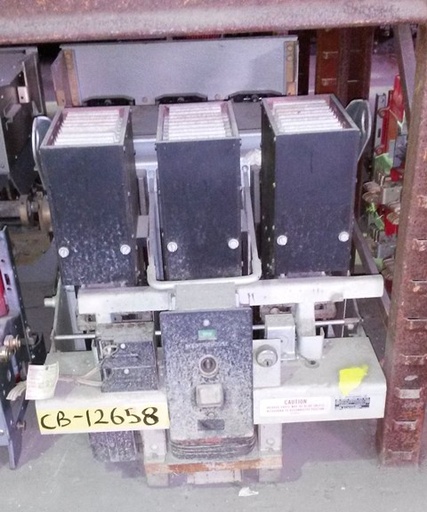 3000 Amp, WESTINGHOUSE, DB-75, 480 V., ELECTRICALLY OPERATED, INDOORHOUSED -1