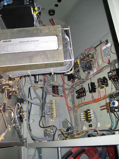 3500 HP, GE, 4160 V., INDOOR HOUSED, FULL VOLTAGE MOTOR STARTER CABINET: -1