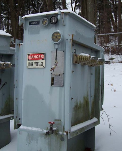 225 KVA, Pri. 13200 V, DELTA, Sec. 230 V, DELTA, WESTINGHOUSE, SILICONE FILLED