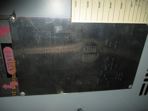2000/3067 KVA, WESTINGHOUSE, DRY, Pri. 13200 D, Sec. 480 D, INDOOR