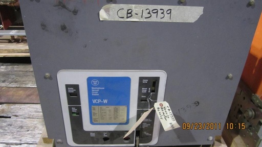 1200 Amp, WESTINGHOUSE, 150VCP-W-500, 13.8 KV, 1988, 48 VDC C & T: -1