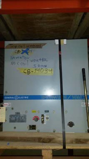 1200 Amp, GE, VB1-13.8-500-1, 13.8 KV, 1986, 48 VDC VACUUM CIRCUIT BREAKER: -1