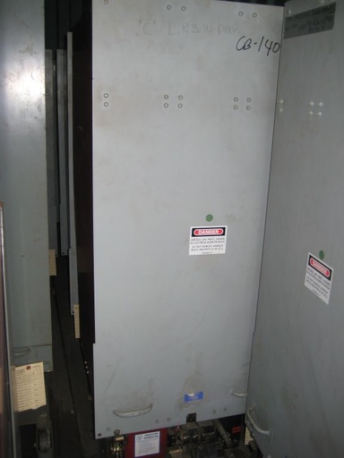 1200 Amp, WESTINGHOUSE, 50DH-P-350, 4160 V., 1983, 125 VDC C & T, PIP DESIGN: -1