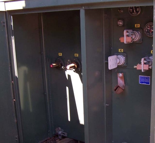 1000 KVA, ALSTOM, Pri. 7200 V, D, Sec. 480 V, Y, PAD, DEAD, RADIAL: -1