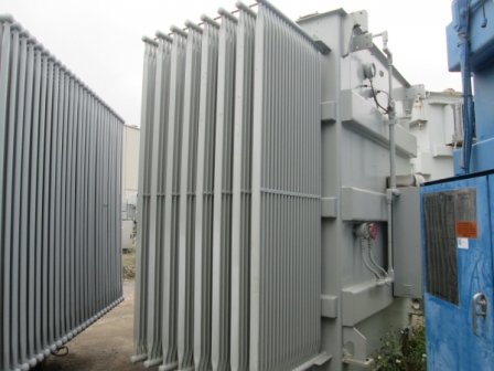 7500/8400 KVA, WESTINGHOUSE, Pri. 138000 V, D, Sec. 4160 D V, SUBSTATION: 1