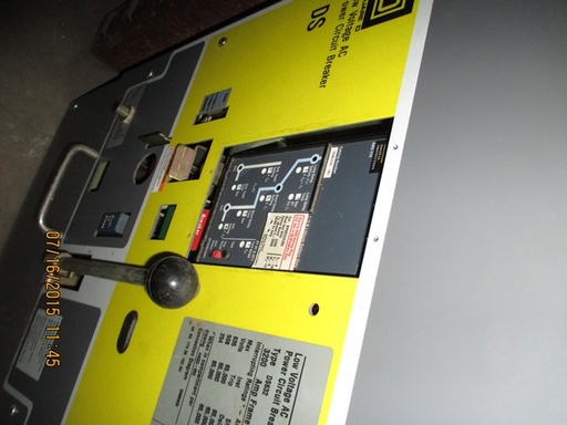 3200 Amp, SQUARE D, DS-632, 635 V., E/O, D/O, 120 VAC, L,S,I,G