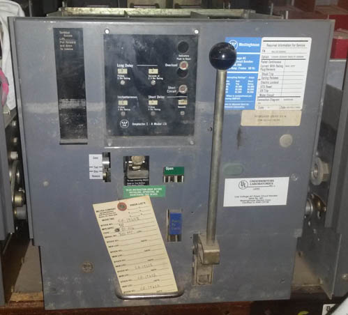 800 Amp, WESTINGHOUSE, DS-206, 600 V., M/O, D/O, AMPTECTOR IA, L,S,I: -1