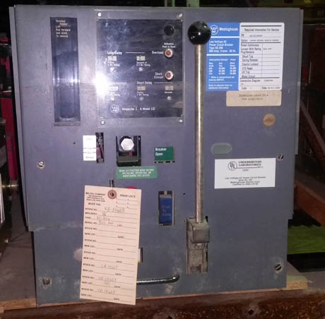 800 Amp, WESTINGHOUSE, DS-206, 600 V., M/O, D/O, AMPTECTOR IA, L,S,I: -1